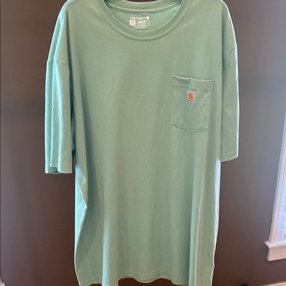 Carhartt Mint Green Tee with Pocket